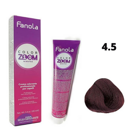 Fanola Farba Color Zoom 4.5 farba do włosów kasztanowy 100ml