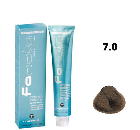 Fanola farba do włosów 100ml 7.0 - blond naturalny