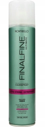Montibello Finalfine Ulti Extra Strong bez gazu Lakier do włosów 400ml