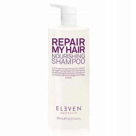 Eleven Australia Repair My Hair Shampoo szampon regenerujący do włosów zniszczonych, 960 ml