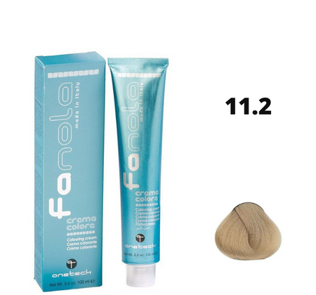 Fanola farba do włosów 100ml 11.2 - super jasny blond opalizujący