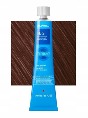Goldwell Colorance farba do włosów 5-BG 22 ciemny brąz beżowo-złoty ciepły efekt 60 ml