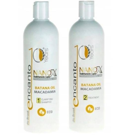 Encanto Nanox Regeneration Set zestaw odbudowujący do włosów zniszczonych, 2x473 ml