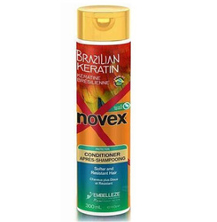 Novex Brazilian Keratin Odżywka do włosów zniszczonych i osłabionych, regenerująca i odbudowująca 300ml