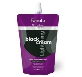 Fanola No Yellow Black rozjaśniacz w kremie 500g (7/8 tonów)