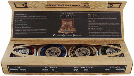 Dear Barber Styling Set zestaw do stylizacji włosów, 4x20 ml