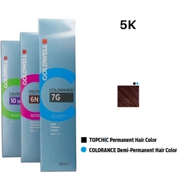 Goldwell Colorance farba do włosów 5-K jasny brąz miedziany wyrazisty ciepły ton 60 ml