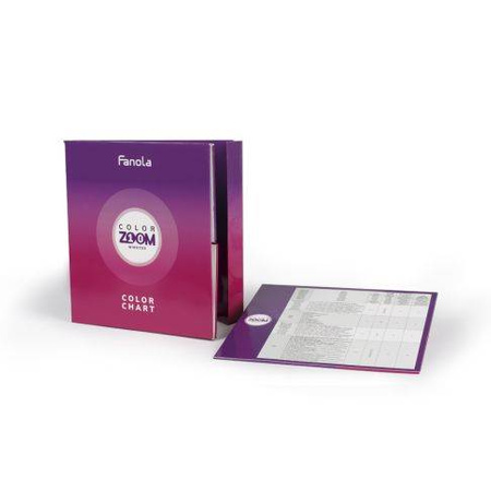 Fanola Color Zoom paleta kolorów profesjonalna do prezentacji odcieni farb