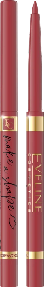 Eveline Make A Shape automatyczna konturówka do ust 03 Rosewood intensywny kolor i trwałość