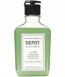 Depot NO. 406 Transparent Shaving Gel 100ml