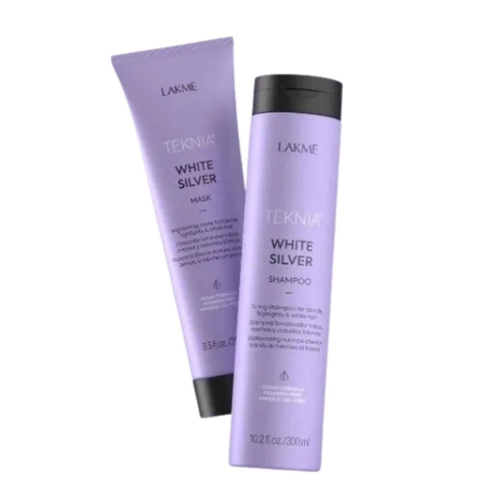 Lakme Teknia White Silver Retail Pack 250+300ml