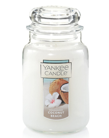 Yankee Candle Large Jar Coconut Beach świeczka zapachowa 623g