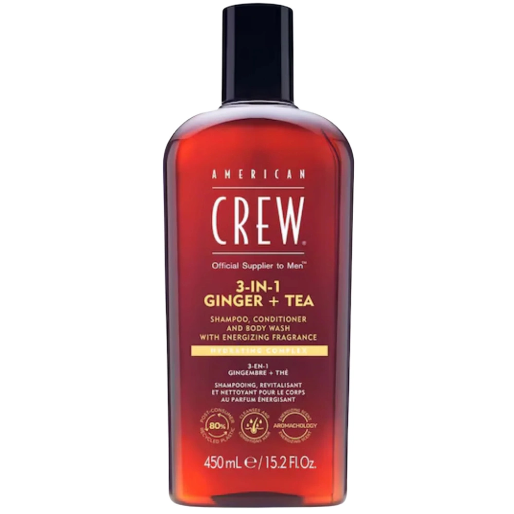 American Crew 3 in 1 Ginger + Tea Gel 450ml