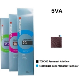 Goldwell Colorance Farba do włosów 60ml 5-VA - jasny brąz fioletowy popielaty