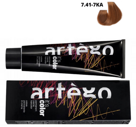 ARTEGO Farba 150ml It's Color 7.41 - 7KA miedziany popielaty blond