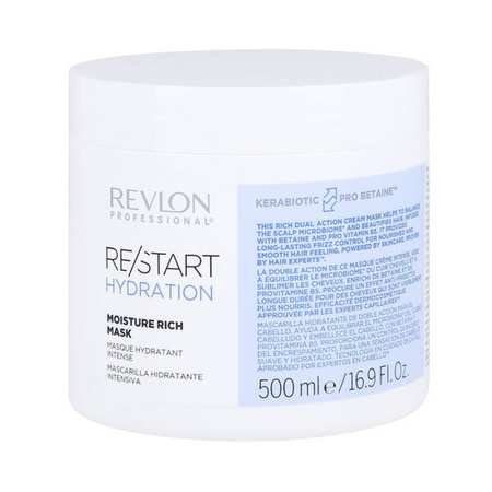 Revlon Restart Hydration maska odżywcza do włosów suchych 500ml