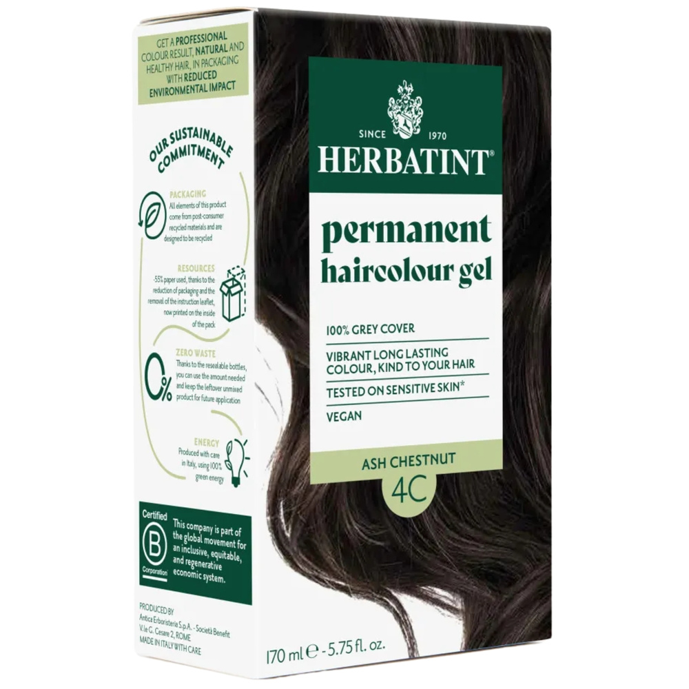 Herbatint Farba 170ml 4C Popielaty Kasztan