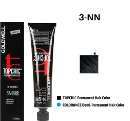 Goldwell Topchic 3-NN farba do włosów 60ml - ciemny brąz naturalny intensywny