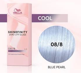 Wella Shinefinity 08/8 Blue Pearl półtrwała farba do włosów niebieska perła 60ml