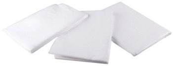 Peleryna foliowa fryzjerska 90x130 - 50szt białe