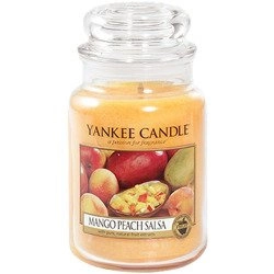 Yankee Candle Mango Peach Salsa duża świeca zapachowa mango i brzoskwinia energetyczny owocowy aromat 623g