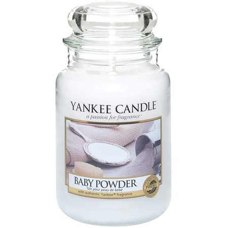 Yankee Candle Baby Powder duża świeca zapachowa 623g