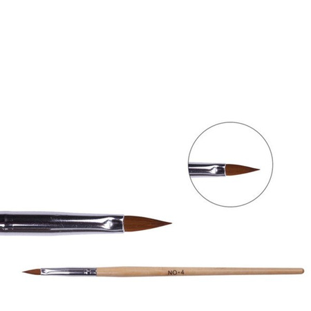 Neonail 2789-2 Pędzelek do akrylu nr 4