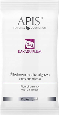 Apis Maska Śliwkowa Algowa Z Nasionami Chia 20 g