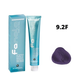 Fanola Farba do włosów 9.2F bardzo jasny blond fioletowy trwała koloryzacja neutralizująca 100ml