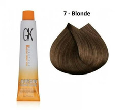 Global Keratin GKHair Farba do włosów 7 blond naturalny klasyczny odcień 100ml