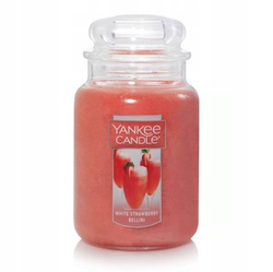 Yankee Candle Large Jar White Strawberry Bell 623g