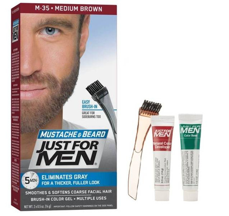 Just For Men Color Gel Farba do włosów średni brąz M35 28g