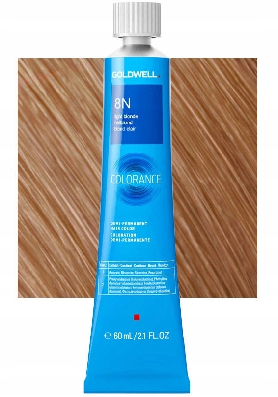 Goldwell Colorance farba do włosów 8-N 22 jasny blond naturalny równomierne krycie 60 ml
