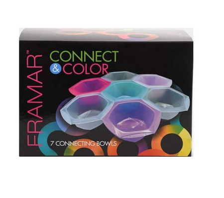 Framar Connect Color zestaw 7 miseczek do farbowania