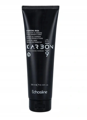ECHOSLINE KARBON 9 Charcoal Maska 300ml