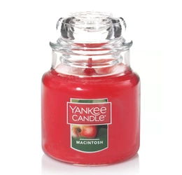 Yankee Candle Small Jar Macintosh świeca zapachowa w małym słoju intensywny zapach zielonego jabłka 104g