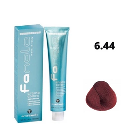 Fanola farba do włosów 100ml 6.44 - ciemny blond miedziany intensywny