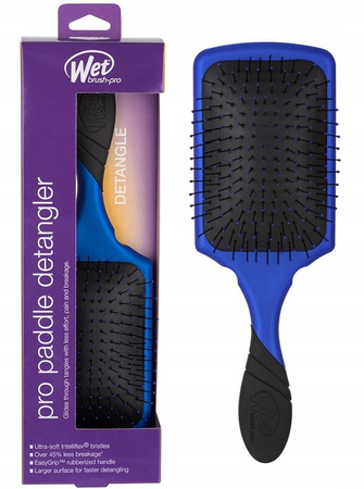 Wet Brush Pro Paddle Detangler Royal Blue profesjonalna szczotka paddle do włosów wygładzenie kolor niebieski