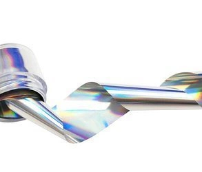 Indigo Mirror Effect Foil - Silver