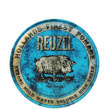 Reuzel Blue Strong Hold Water Pomade pomada wysoki połysk 340g