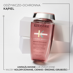 Kérastase Chroma Absolu Respect nawilżająco-ochronna kąpiel do włosów koloryzowanych cienkich lub średnich 250 ml