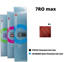 Goldwell Colorance Farba do włosów 60ml 7-RO MAX - średni blond intensywny miedziany złoty