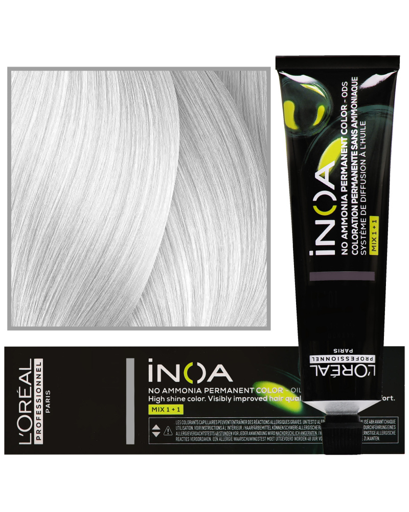 Loreal Inoa CLEAR farba bez amoniaku do włosów 60ml - transparentna