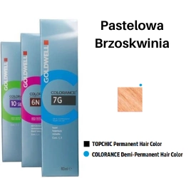 Goldwell Colorance Farba do włosów 60ml Pastelowa Brzoskwinia - jasny pastelowy odcień