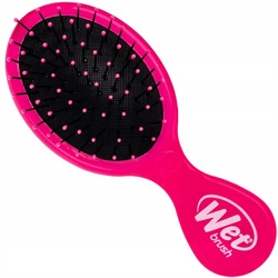 Wet Brush Mini Detangler Pink kompaktowa szczotka do włosów podróżna różowa
