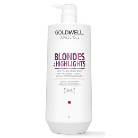 Goldwell Blondes Highlights odżywka do włosów blond rozświetlająca ochrona koloru i nawilżenie 1000 ml