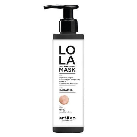 Artego LOLA Your Beauty Color Mask Caramel maska koloryzująca karmelowa do włosów blond i brązowych, 200 ml