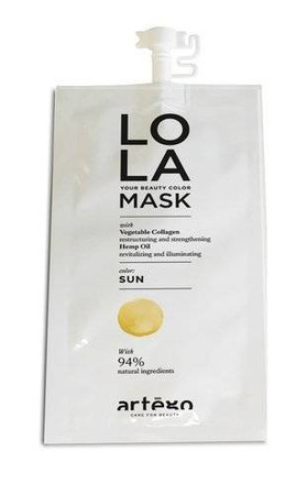 Artego LOLA Your Beauty Color Mask Sun maska koloryzująca słoneczna do włosów blond, 20 ml