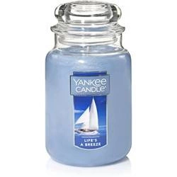 Yankee Candle Large Jar Life’s A Breeze duża świeca zapachowa w szkle lekki świeży zapach letniego powiewu 623g