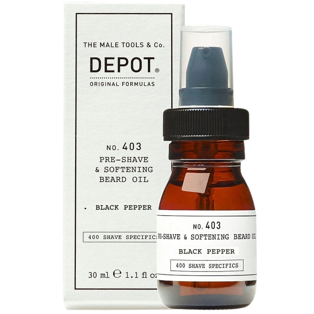 Depot NO. 403 Pre-Shave & Soft FBP Beard Oil 30ml